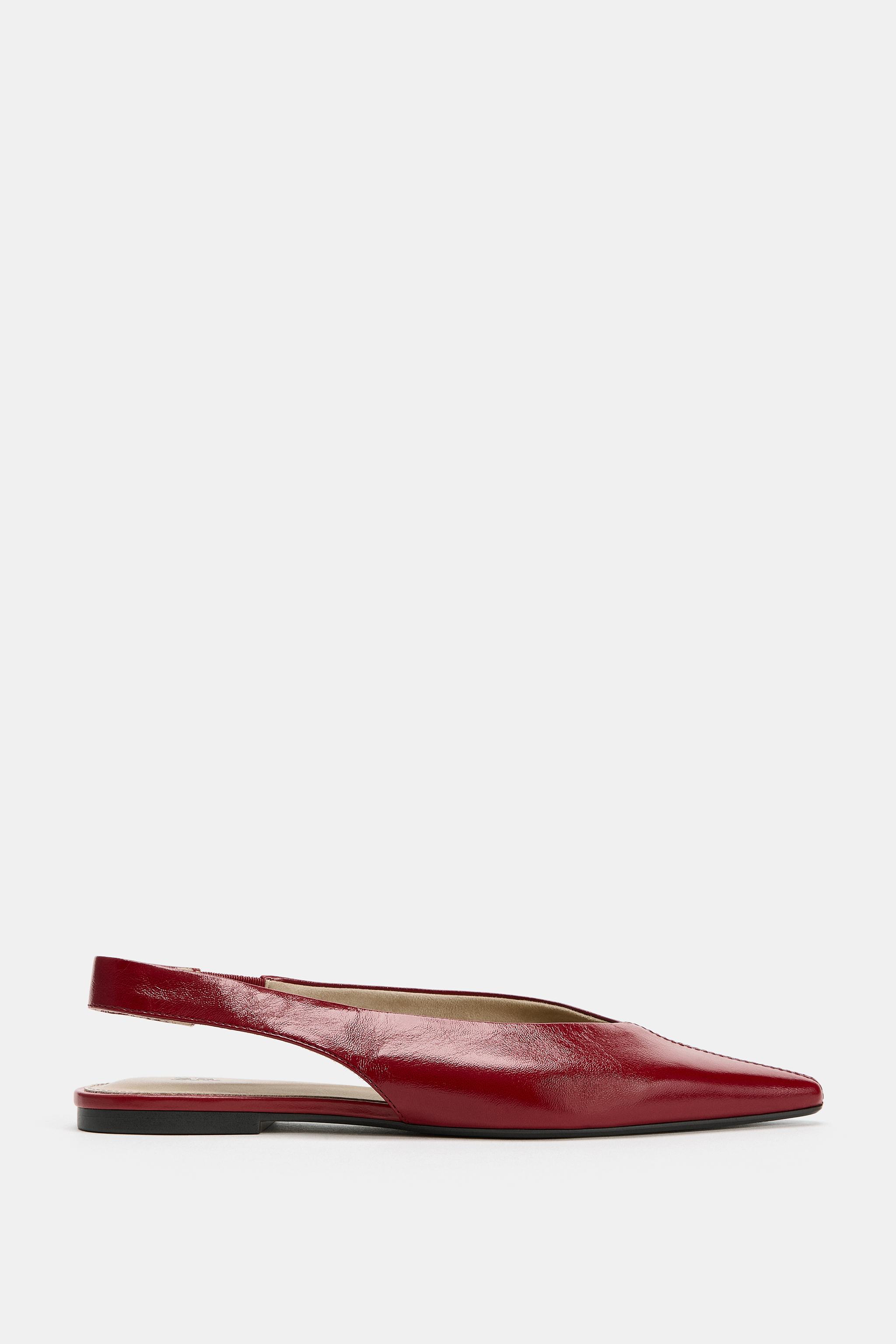 CHAUSSURES OUVERTES À L'ARRIÈRE EN CUIR